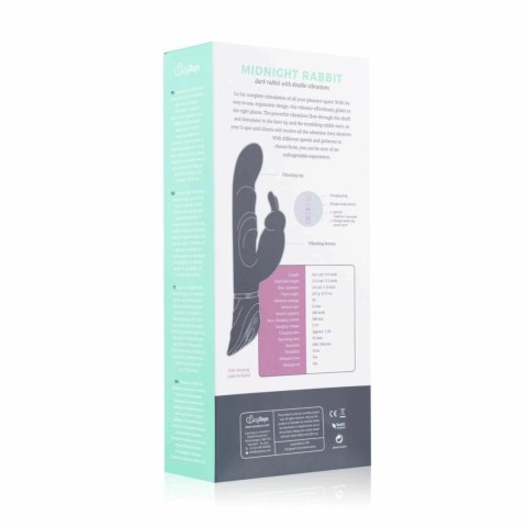 Dream Toys Midnight Rabbit model z podwojnym systemem wibracji USB