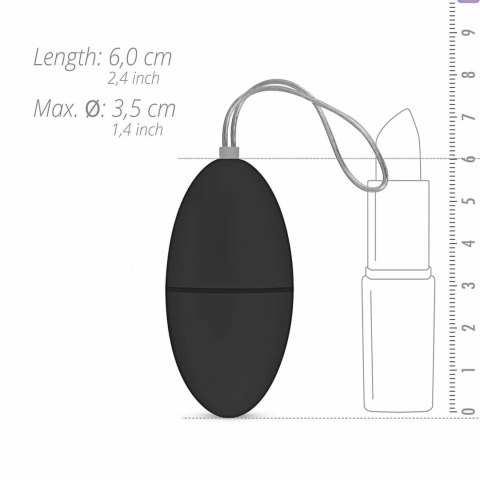EasyToys Model RC Egg - Czarny, Sterowany Pilotem, 10 Trybow