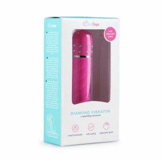 Love Diamond Model Pink - Kompaktowy Wibrator z Regulacją Wibracji