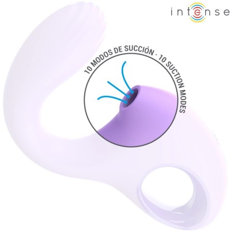 Intense Baxter Fioletowy Stymulator Anatomiczny z Funkcją Ssania i Wibracji