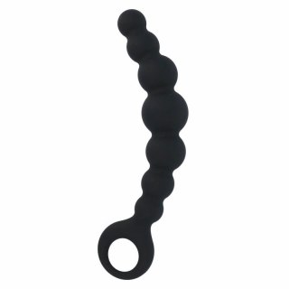 Intense Koraliki Intymne MAX czarne silikonowe 18,5 cm