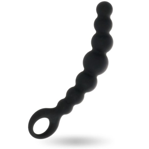 Intense Koraliki Intymne MAX czarne silikonowe 18,5 cm