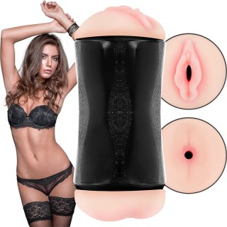JAMYJOB Double Entry - Intymna Maszyna Anatomiczna TPE 15 cm z Pokrywami