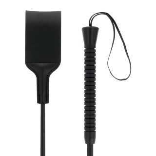 Darkness Fetish Czarny szeroki bat 53 cm z miękkim PCV