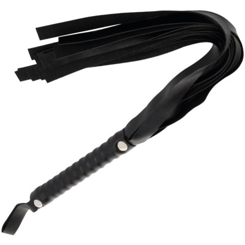 Darkness Czarny Bicz Bondage 51 cm - Elegancki Model z Uchwytami