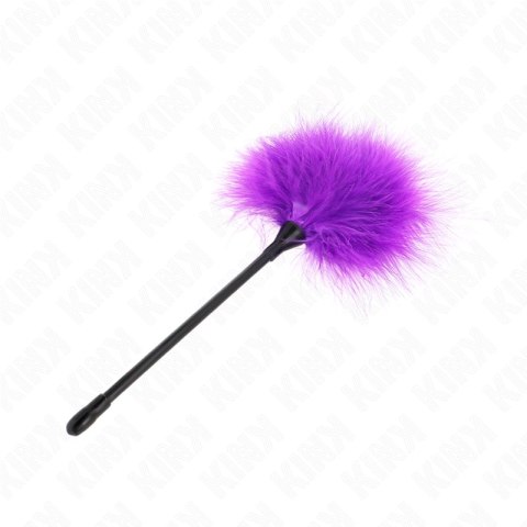 KINK Fioletowe Piorka do Delikatnej Stymulacji 27 cm - Akcesorium Bondage