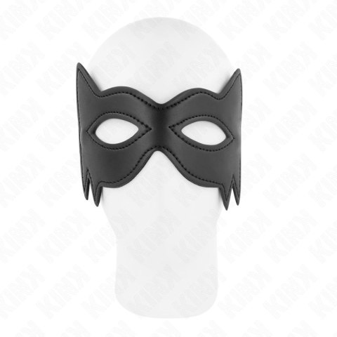 KINK Maska Kota Model 3 - Czarna Maskarada 18,5x12,5 cm