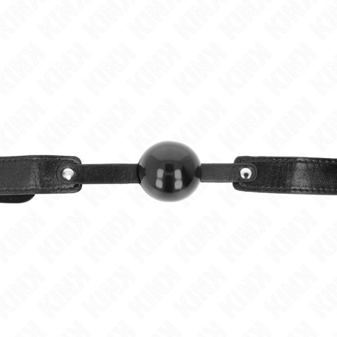 KINK Model 2 Miękka Kula TPE 4 cm - Regulowany Gag 65x2,5 cm