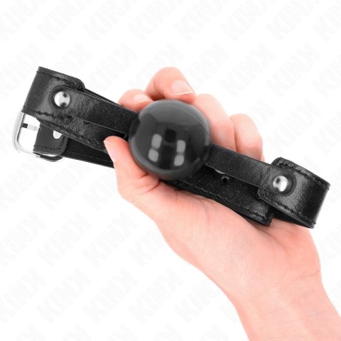 KINK Model 2 Miękka Kula TPE 4 cm - Regulowany Gag 65x2,5 cm