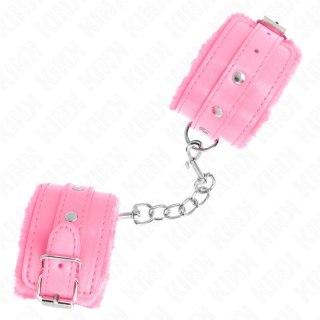 KINK Premium Opaski na Nadgarstki Rożowe Regulowane 17-29 cm x 6 cm