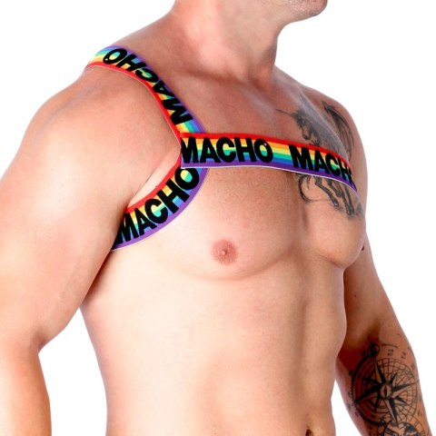 MACHO Rzymska szelka Pride L/XL - elastyczna uprząż, unisex