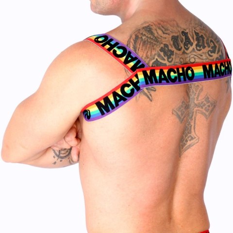 MACHO Rzymska szelka Pride L/XL - elastyczna uprząż, unisex