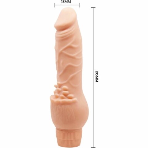 Baile Barbara Model Wibrator z Wibracjami 19,5 cm Mięso