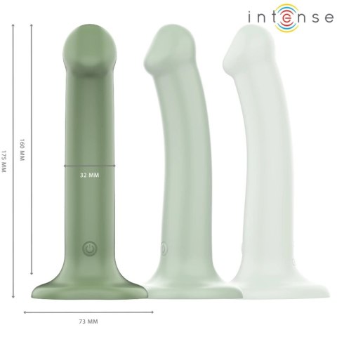 Intense Becca Zielony Model z Przyssawką i Pilotem - 10 Trybow, 17,5 cm
