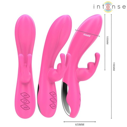 Intense Randall Rabbit - wielofunkcyjny model z 10 trybami, rożowy