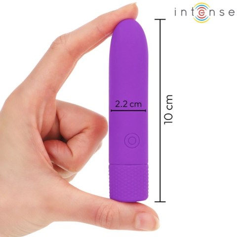 Intense Symone Fioletowa Kula Wibracyjna USB 8 Trybow 10x2,2 cm