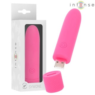 Intense Symone Rożowa Kula Wibracyjna USB 8 Trybow 10x2,2 cm