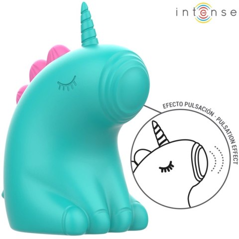 Intense TRIXIE Zielony stymulator punktowy jednorożec silikonowy IPX7 USB