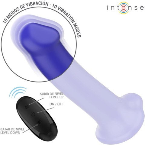Intense Victoria model z przyssawką, pilot, 10 trybow, ciemnoniebieski