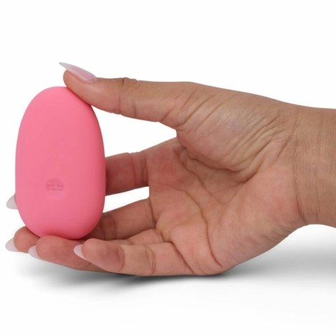 Je Joue Pebble Mini - Rożowy masażer punktowy z miękkiego silikonu