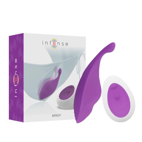 Intense Mindy Fioletowe Figi z Pilotem - 10 Trybow, Wodoodporne, Rozmiar M/L