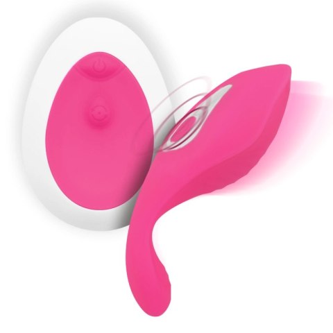 Intense Panty z pilotem rożowe - model zdalny, silikon, 10 trybow