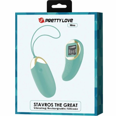 Pretty Love Model Zdalnie Sterowane Jajko Wibracyjne Zielone USB LCD