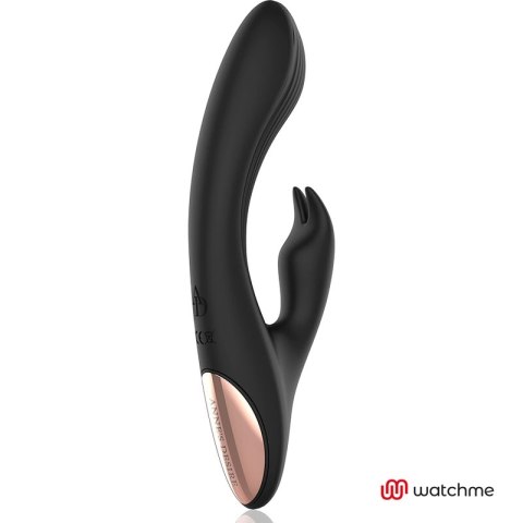Anne's Desire AD Rabbit Czarny - System Zdalnego Sterowania WATCHME, 20 cm