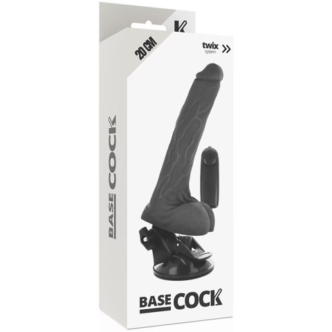 BASECOCK Model 20 Black - Intymna maszyna sterowana pilotem 20x4 cm TPE
