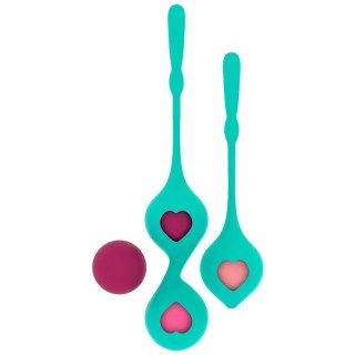 Rithual Deva Aqua Green - Zestaw do ćwiczeń mięśni dna miednicy 4 elementy