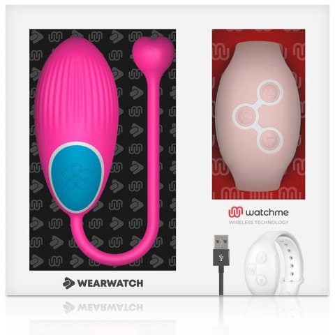 WEARWATCH Egg Fuksja - Intymny System WatchMe, Pilot Zegarek, 7 Trybow