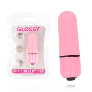 Glossy Brilliant Mini Wibrator Bullet Rożowy, wodoodporny, 58mm