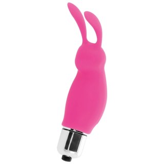 INTENSE Roger Rabbit - kompaktowy stymulator silikonowy, rożowy 9 cm