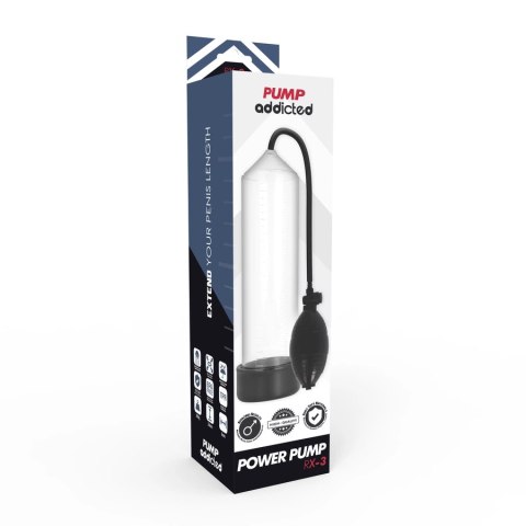 Pump Addicted RX3 Transparent - Zaawansowany System Podciśnieniowy 23 cm