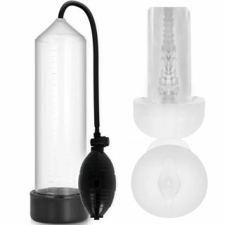Pump Addicted RX3 przezroczysty system prożniowy z rękawem silikonowym 23 cm