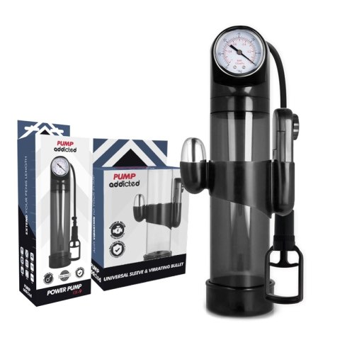 Pump Addicted RX9 Czarny - pompa prożniowa z kalibracją i wibracją