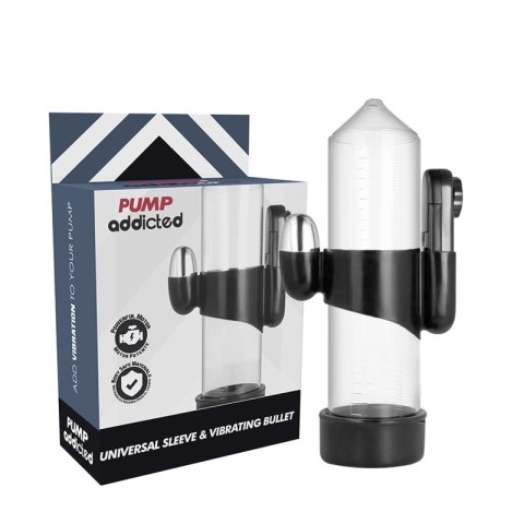 Pump Addicted - Wibrujący Pocisk do Systemow Pomp, Czarny