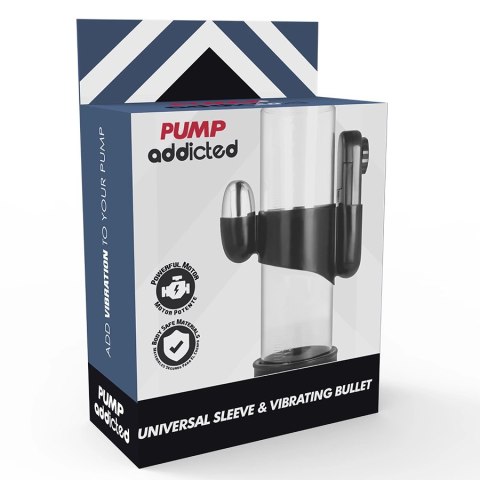 Pump Addicted - Wibrujący Pocisk do Systemow Pomp, Czarny