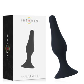 Intense Anal Level 1 czarny 10,5 cm - stożkowy model silikonowy