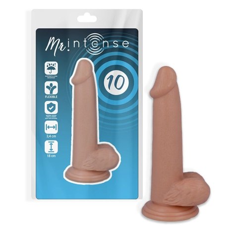 Mr. Intense Model 10 - anatomiczny system intymny 18 cm z przyssawką