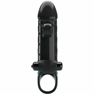 Romance MC64 Czarny Rękaw Anatomiczny z Funkcją Wibracji TPE