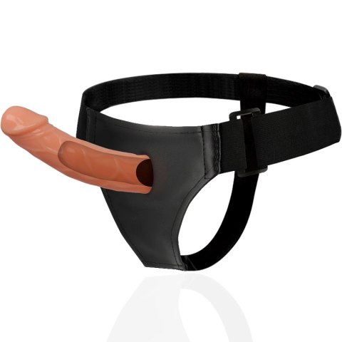 Harness Attraction Blake 15,5 cm - System intymny z pustą strukturą, beżowy