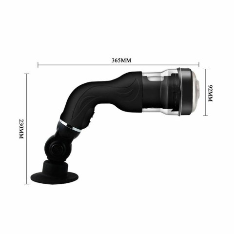 Baile Rotation Lover - automatyczna maszyna intymna, funkcja obrotu, USB