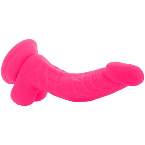Diversia Wibrujący Model Elastyczny Rożowy 21,5 cm - Przyssawka, Pilot