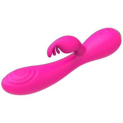 Nalone Magic Stick - model dwusilnikowy, silikonowy, rożowy, 19 cm