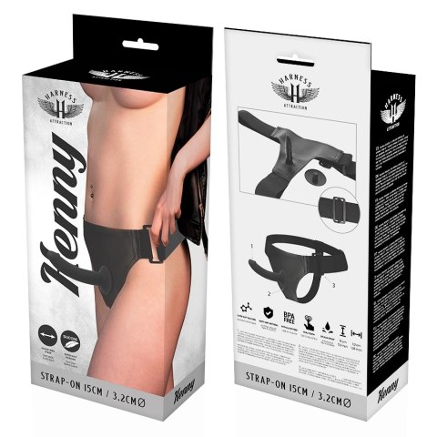 Harness Attraction Kenney 15 cm silikonowy system wymienny O-ring