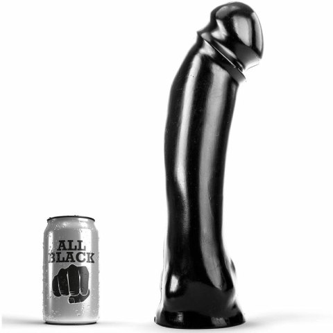 All Black Model 5639 - Akcesorium Intymne 33 cm, Czarny, PVC