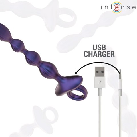 Intense Jackie Model 1 - Wibrujący Plug Anatomiczny z Pilotem, Czarny