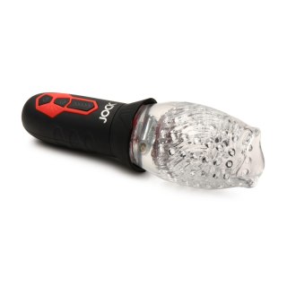 JOCK Spinning & Vibrating System Transparent/Czarny IPX7 9"