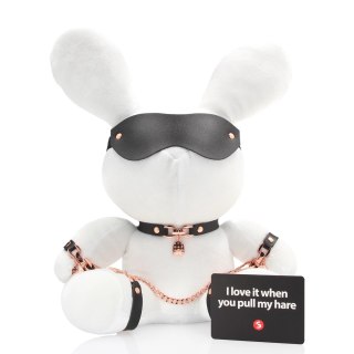 Shots Rabbit Bondage Velvet Pluszowy Duży Biały Maskotka Kolekcjonerska
